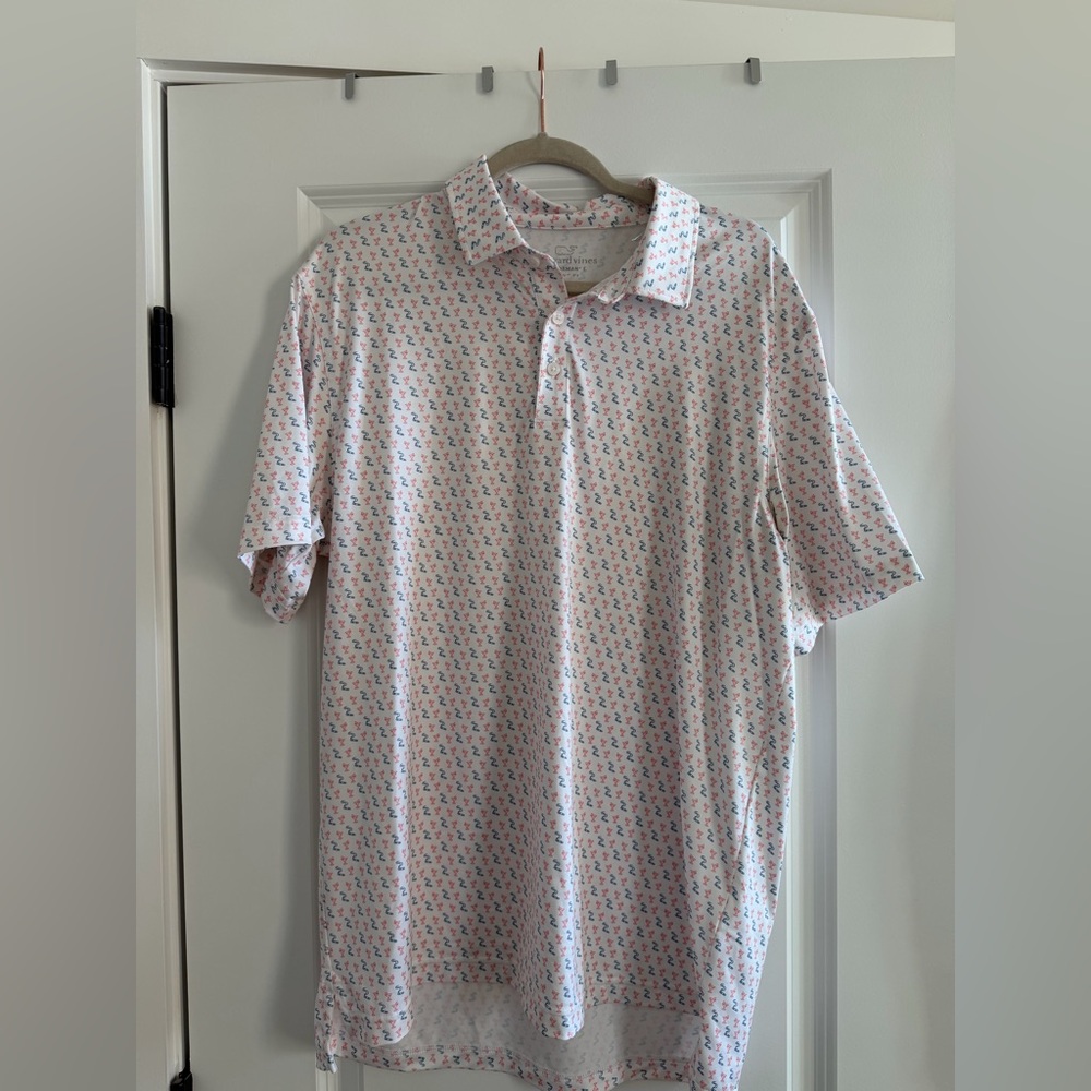 Vineyard Vines Martini and Cigar Polo Shirt